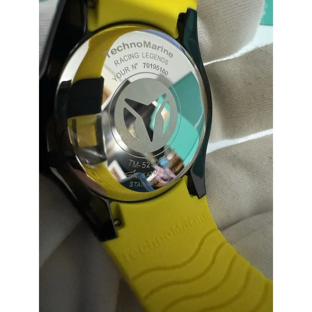 TechnoMarine Racing Legends Men's Watch - 44mm. Yellow